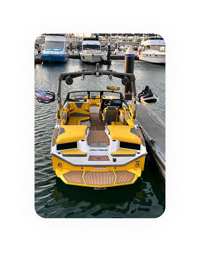 CrazyWake boat in action